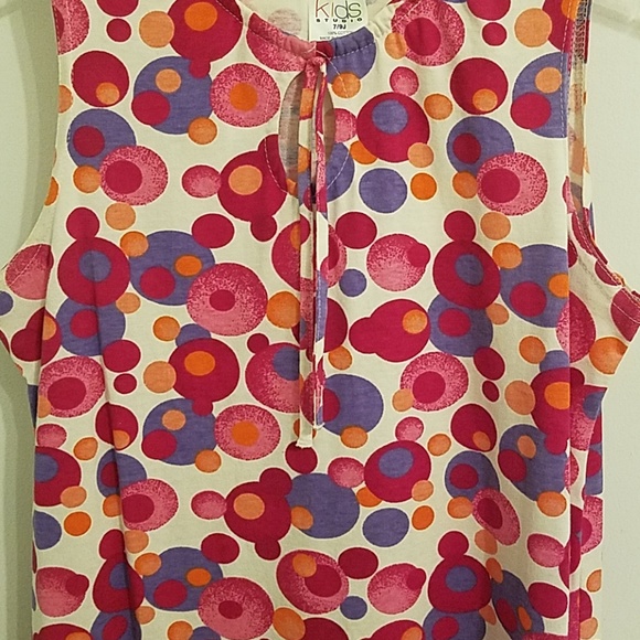 Circular pattern cotton dress - Picture 5 of 7